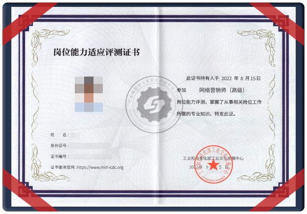 《网络营销工程师》中级/高级